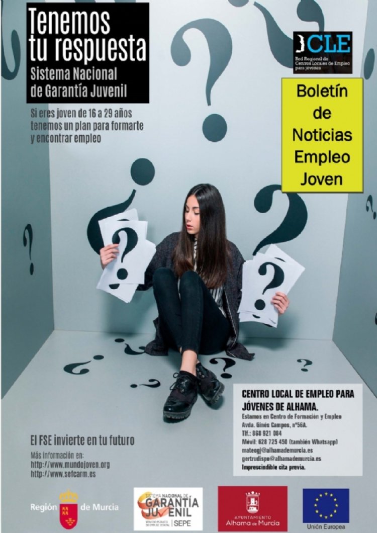 Boletín semanal del centro de empleo para jóvenes (03-02-2022)