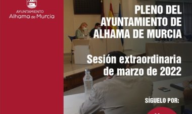 Convocatoria de Pleno: sesión extraordinaria » viernes 18 de marzo de 2022