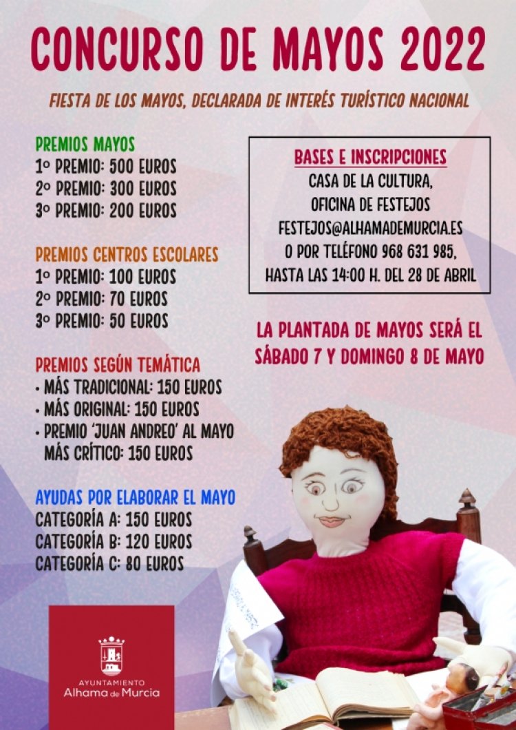 Bases de los concursos de Mayos, Cruces y decoración de ventanas y balcones 2022