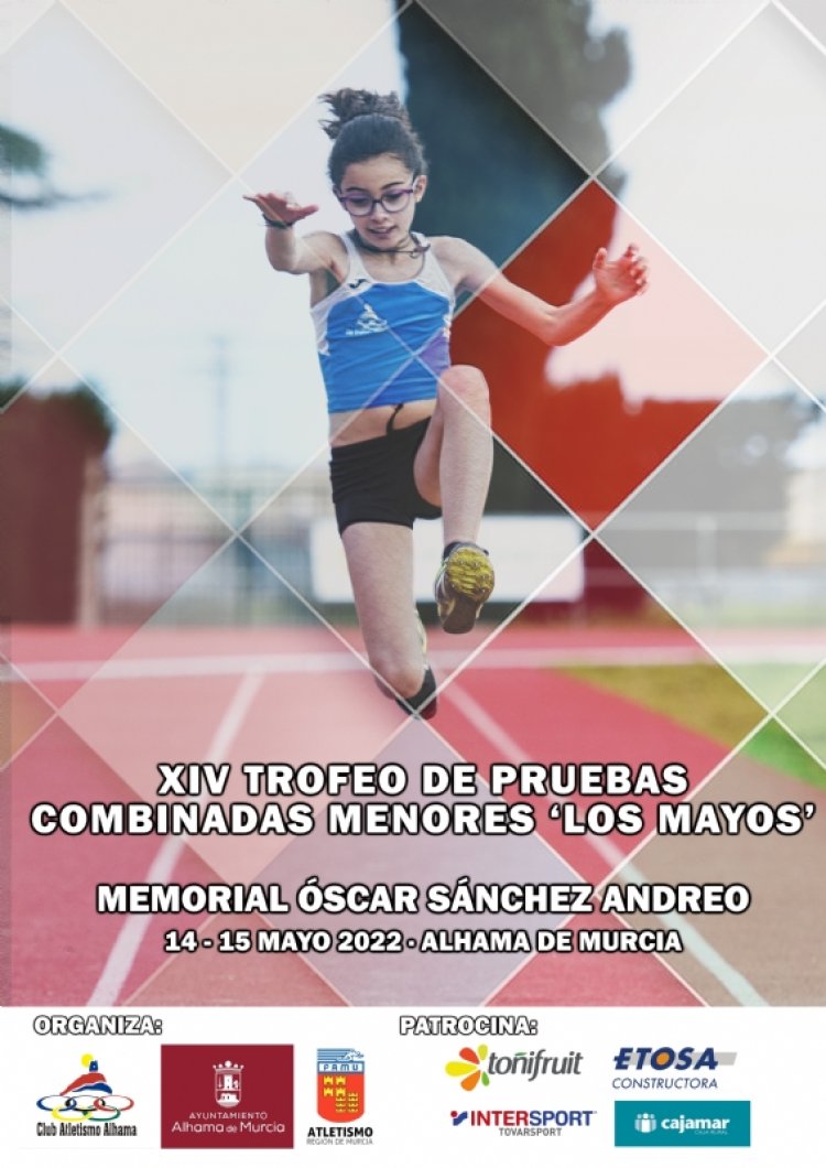 El 14 y 15 de mayo vuelven las combinadas de atletismo al complejo Guadalentín