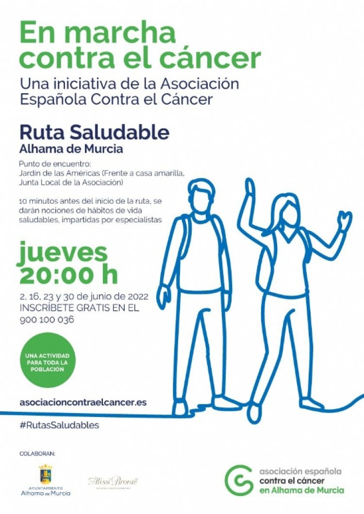Vuelven las rutas saludables de la AECC este mes de junio