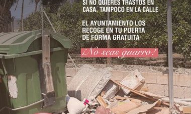 No te pierdas 'El Mueble del Incívico', la nueva publicación del Ayuntamiento de Alhama de Murcia dirigida especialmente a todas aquellas personas que se dedican a dejar sus trastos viejos y basura en la vía pública.