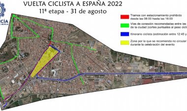 Alhama de Murcia acoge este miércoles la salida de la 11ª etapa de LaVuelta