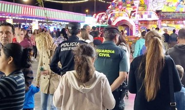 Policía Local y Guardia Civil trabajan de forma coordinada para velar por la seguridad de vecinos y visitantes en esta #FeriaAlhama2022.