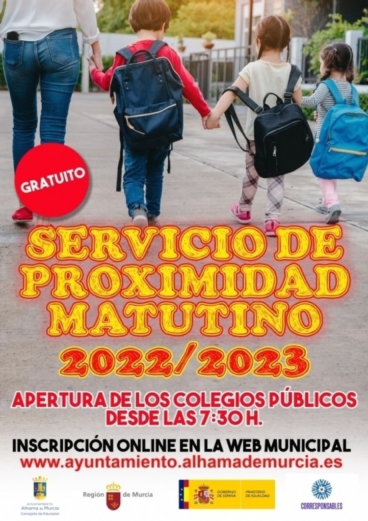 Admitidas todas las solicitudes del Servicio de Proximidad Matutino (21-10-2022)