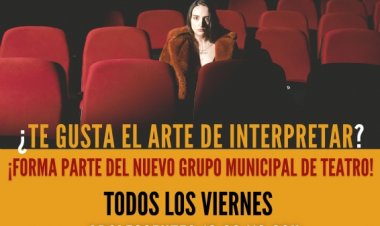 El lunes 14 de noviembre se abren las inscripciones para los talleres de teatro municipal 2022-2023