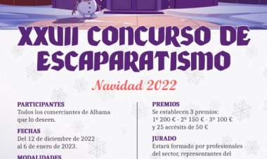 ALHAMA: XXVII Concurso de escaparatismo de Navidad 2022