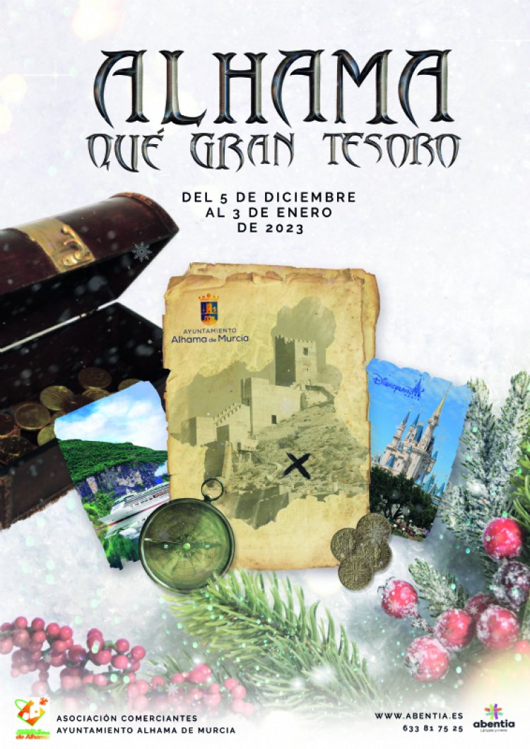 Gana un viaje a Disneyland o un crucero buscando el tesoro en los comercios de Alhama