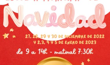 Abierto el plazo de inscripción para la Escuela Municipal de Navidad 2022