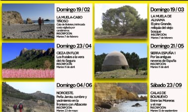 Sendalhama 2023 propone ocho recorridos por espacios naturales emblemáticos de la Región