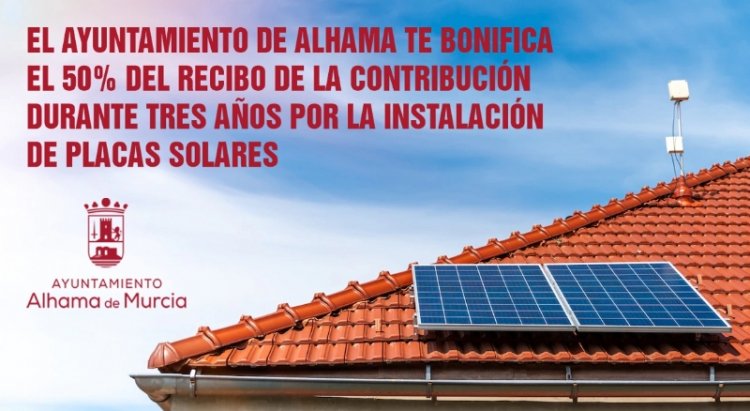 Abierto el plazo de solicitudes para bonificar el IBI por la instalación de placas solares y puntos de recarga para vehículos eléctricos