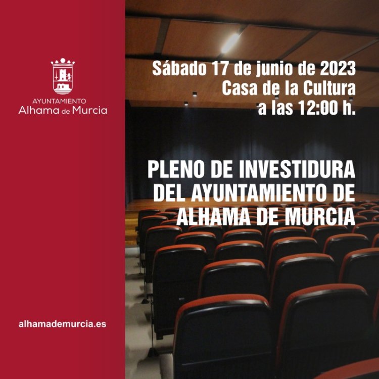 Convocatoria de Pleno de Investidura » sábado 17 de junio de 2023 a las 12:00 h.