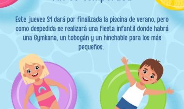 El verano llega a su fin. Pero para celebrar la despedida, hemos preparado una fiesta este jueves 31 de agosto, de 17:00 h. a 19:30 h