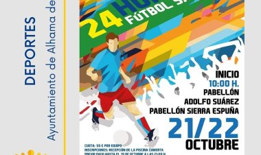Último día para apuntarse al torneo '24 horas de fútbol sala' que se disputará este fin de semana.