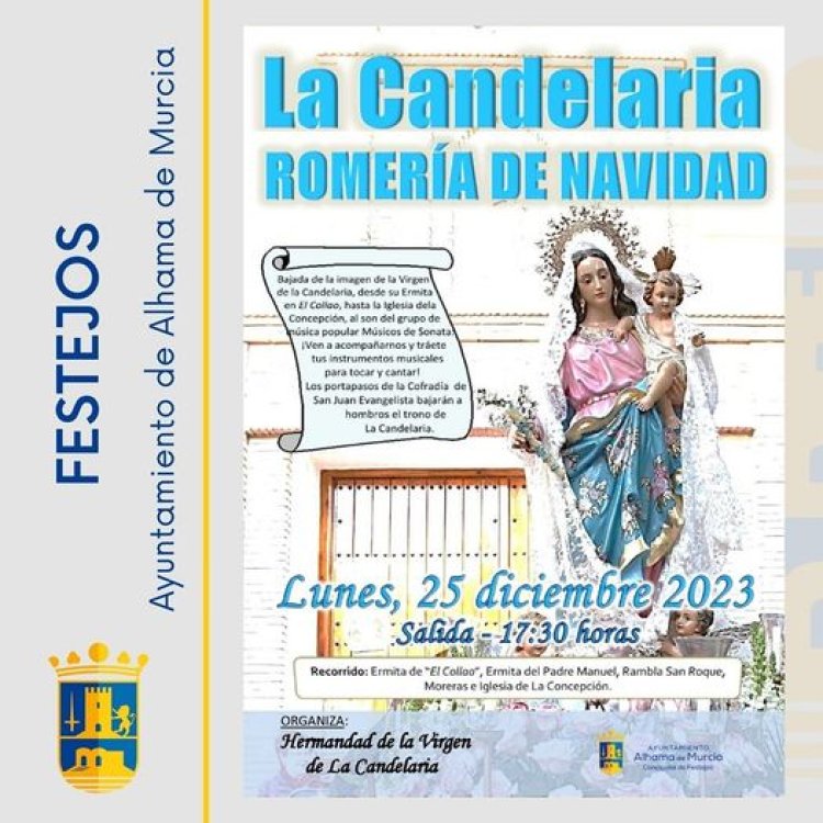 Saca brillo a tus instrumentos y prepara tu garganta para unirte a la Romería de Navidad de la Virgen de la Candelaria