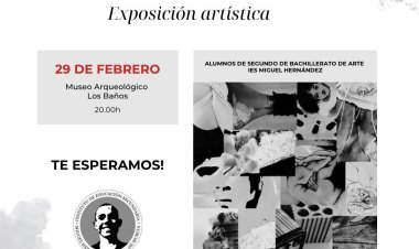 Este jueves, 29 de febrero a las 20:00 horas, les invitamos  a la inauguración de la exposición artística "Delirios" en el Museo Arqueológico de los Baños.