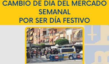 ¡Cambio de día del mercado semanal!