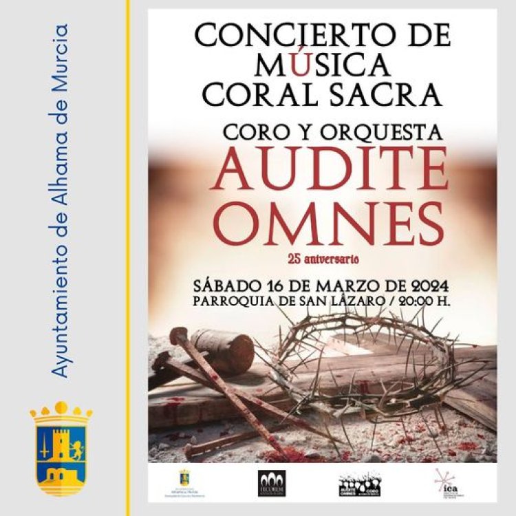 Reserva la fecha! ???? El Coro y Orquesta Audite Omnes te invitan a su concierto de música coral sacra por su 25 aniversario.