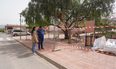 Comienzan las obras de mejora en los jardines de Alhama de Murcia