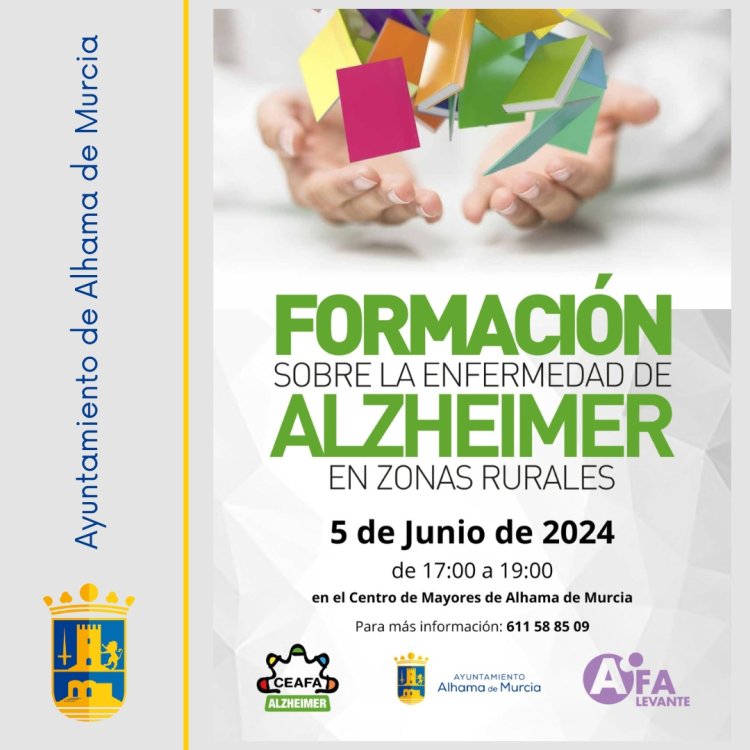 En el marco de la XXXII Semana Cultural de los Mayores, te invitamos a participar en esta charla informativa sobre la enfermedad del Alzheimer.