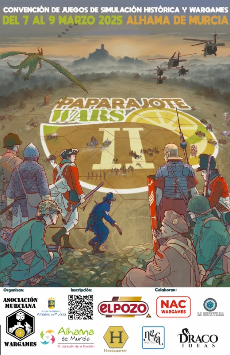 Alhama acoge la II Edición de las "Paparajote Wars", Convención de Juegos de Simulación Histórica y Wargames