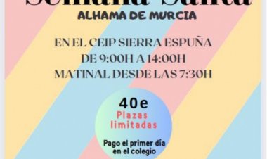 Abierto el plazo de inscripción para la Escuela Municipal de Semana Santa 2025
