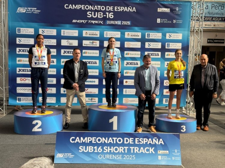 La alhameña Daniela Sánchez, Campeona de España Sub16 en 60m vallas