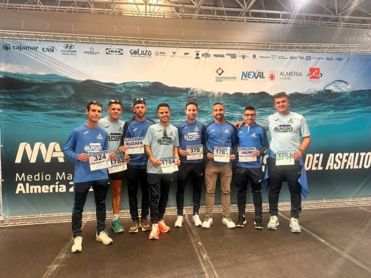 El Club Atletismo Alhama campeón por equipos en la Media Maratón de Almería 2025