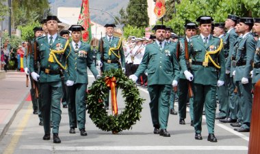La Guardia Civil celebró en Alhama de Murcia el 181º aniversario de su fundación