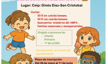 Abierto el plazo de inscripción para la Escuela de Verano 2025