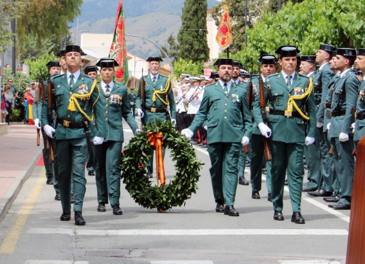La Guardia Civil celebró en Alhama de Murcia el 181º aniversario de su fundación