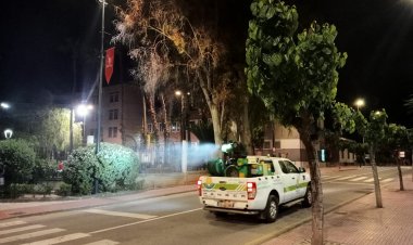 Nueva fumigación en Alhama para reforzar el control de mosquitos en zonas verdes