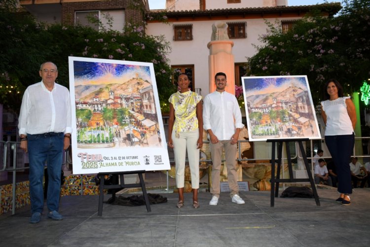 Arte, cultura y tradición protagonizan la presentación del cartel de la Feria de Alhama 2025