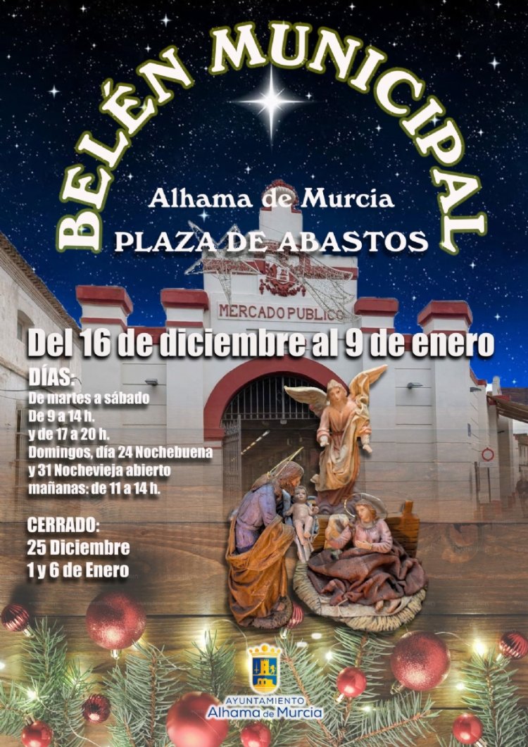 Descubre los belenes de Alhama de Murcia esta Navidad
