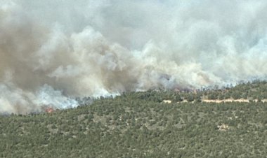 Los Servicios de Emergencias acuden a un incendio en Sierra Espuña. Totana.