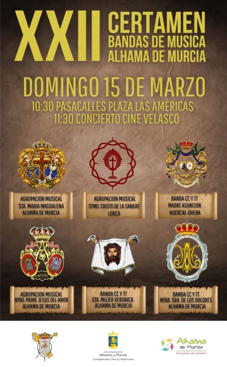 XXII CERTAMEN DE BANDAS DE MUSA DE ALHAMA DE MURCIA