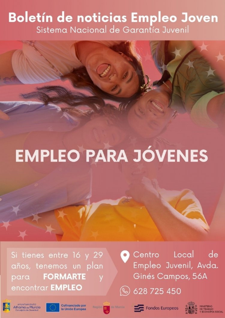 Boletín semanal del centro de empleo para jóvenes 20/03/2026