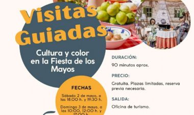 Alhama impulsa un programa de visitas guiadas de primavera para descubrir El Berro, Gebas y la Fiesta de Los Mayos