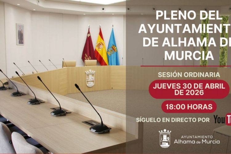 Convocatoria del Pleno Ordinario: miércoles 30 de abril de 2026