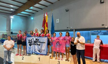 El XIX Campeonato FNRM Open de natación sincronizada reúne este fin de semana a clubes y deportistas en Alhama de Murcia
