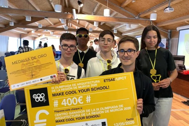 El IES Valle de Leiva medalla de oro en la XI Olimpiada de Arquitectura organizada por la Universidad Politécnica de Cartagena