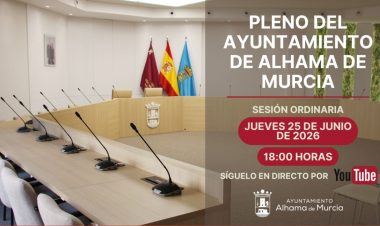 Convocatoria del Pleno Ordinario: jueves 25 de junio de 2026