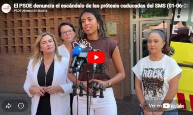 El PSOE acusa a López Miras de intentar ocultar el caso de las prótesis y exige una comisión de investigación