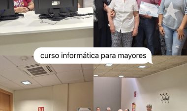 Finaliza el curso de informática para mayores