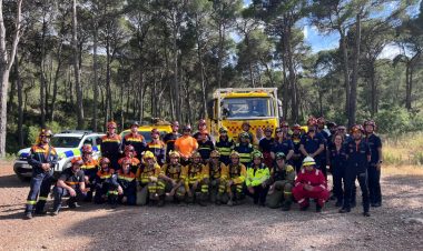 Las I Jornadas Formativas sobre Incendios Forestales reúnen en Alhama de Murcia a una decena de agrupaciones de Protección Civil