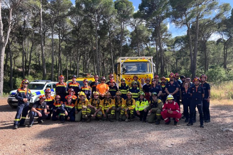 Las I Jornadas Formativas sobre Incendios Forestales reúnen en Alhama de Murcia a una decena de agrupaciones de Protección Civil