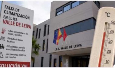 Psoe Alhama: La falta de climatización en el IES Valle de Leiva vuelve a golpear la conciliación de cientos de familias alhameñas