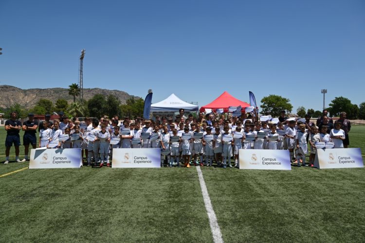 Alhama de Murcia clausura con éxito el primer Campus de la Fundación Real Madrid