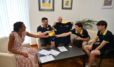 El Ayuntamiento firma por primera vez un convenio de colaboración con el Club Voleibol Alhama