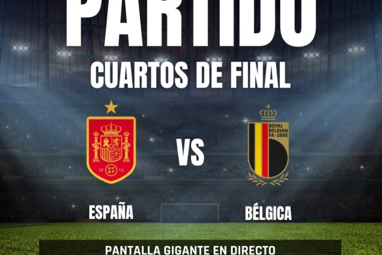 El Ayuntamiento instalará una pantalla gigante para seguir el España-Bélgica en el Jardín El Palmeral